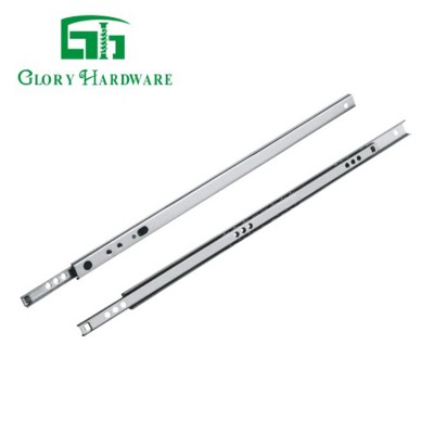 2-Fold Steel 17mm Mini Ball Bearing Drawer Slides