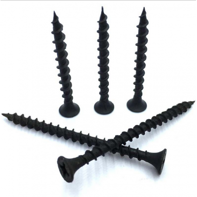 gypsum board screws, drywall screw black Phosphating fine/coarse thread