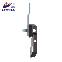 Security rod control lock with swing handle