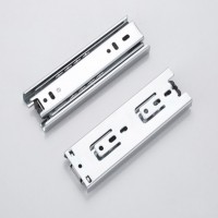 6inch length factory offer cold steel plated zinc cabinet drawer slide